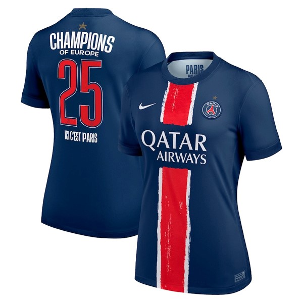 Camiseta PSG Mujer Special Edition 1ª Champions of Europe 2025